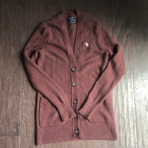 Abercrombie & Fitch Women’s Rust Cardigan Sweater